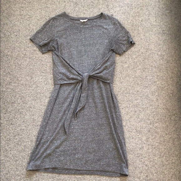 Club Monaco Tie-Up Tshirt Dress Size S - Picture 3 of 6